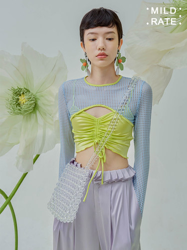 mildrate原创甜酷撞色两件套抽绳