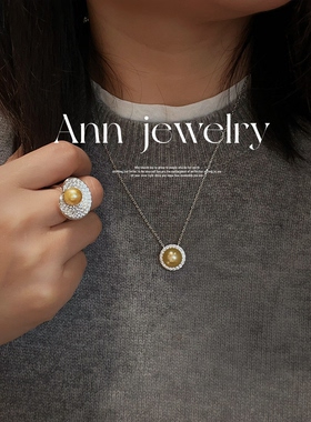 Ann jewelry银针小众设计感高级轻奢气质百搭项链