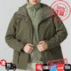哥伦比亚军绿色冲锋衣外套女23秋季 新款 运动服保暖防风夹克WR2182