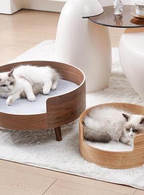 实木宠物窝宠物沙发猫窝狗狗床可拆洗中小型宠物四季通用睡窝猫床