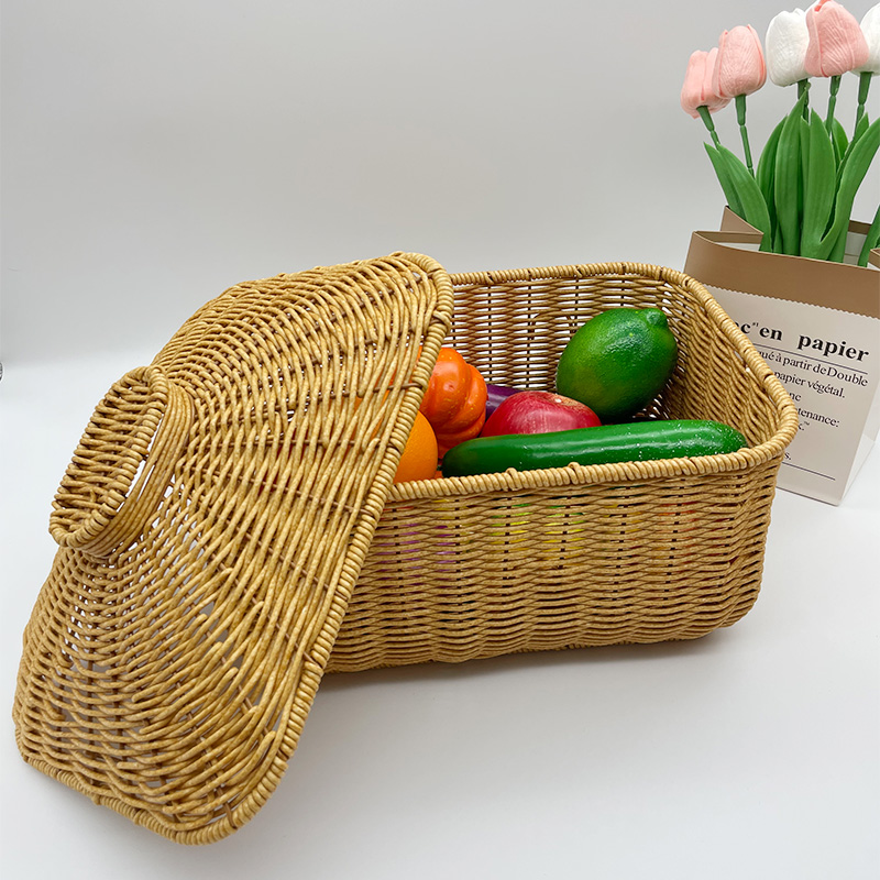 水果篮圆形零食篮子收纳筐收纳篮