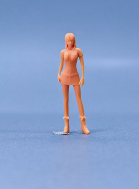 SuperGe1/64白模人偶头D漫画人物恭子素模直接上色T221