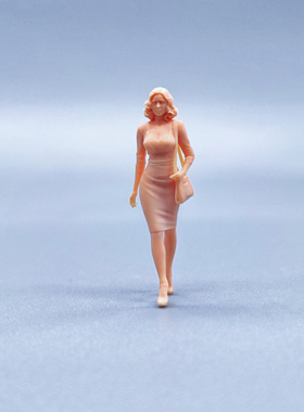 【嗯哼模型】1:64人偶1:43微缩白模 可可西里传说 玛莲娜 V935