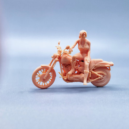 【嗯哼模型】1:64人偶1:43微缩 生化危机 克莱尔 摩托 V927 V928