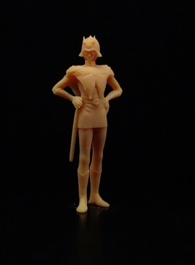 SuperGe1/64白模人偶高达驾驶员夏亚素模直接上色T410