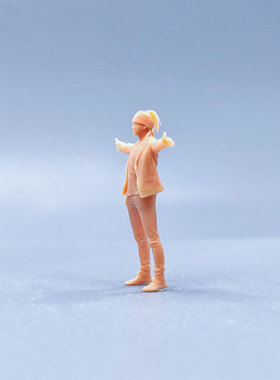 SuperGe1/64白模人偶头文字D清次刘教练素模直接上色S143