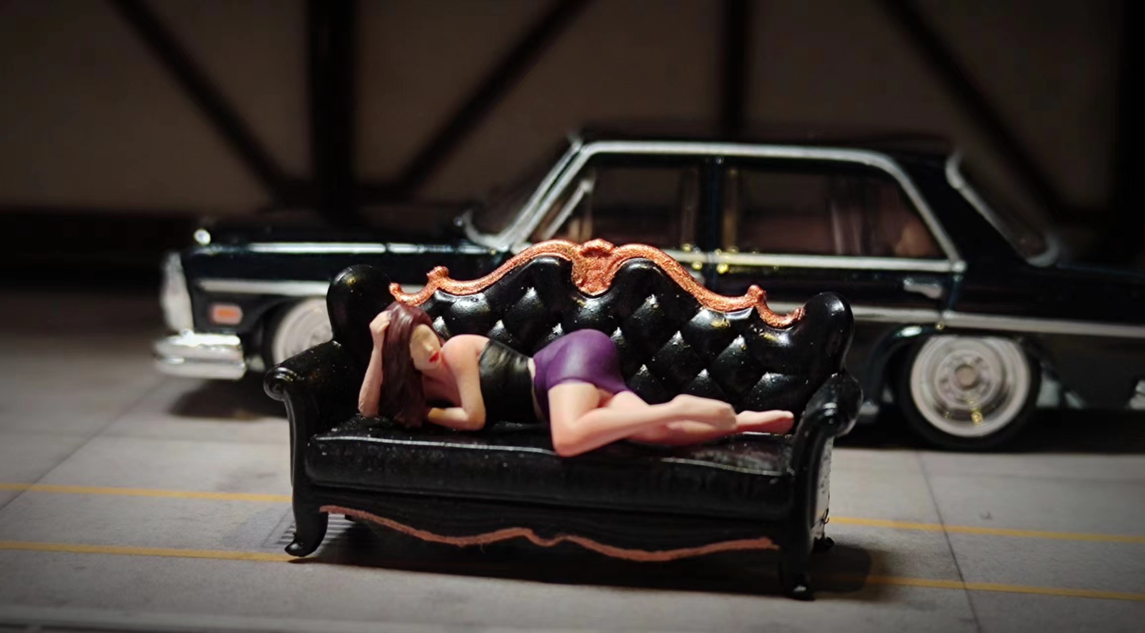 Wx-Made躺姿女+沙发写实人物