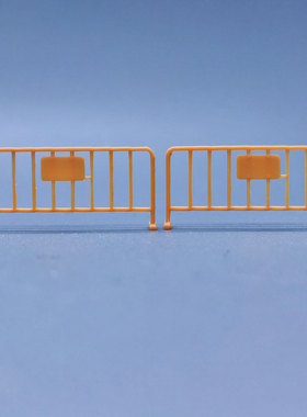 SuperGe1/64白模人偶护栏隔断铁马可直接上色S713