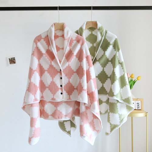 法兰绒盖毯毛毯披肩小毛毯床单厚