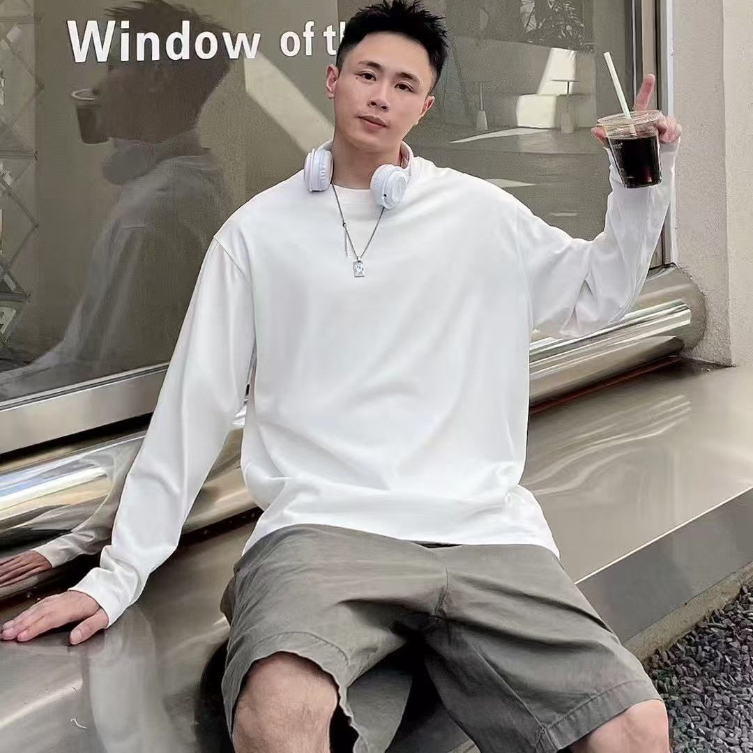 2025年秋季新款男士长袖T恤