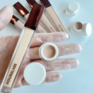 cotton hourglass遮瑕液试色小样提亮黑眼圈斑点痘印泪沟brich