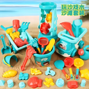 沙池区玩具沙滩挖沙土工具套装儿童沙漏铲子桶宝宝沙滩车小孩海边