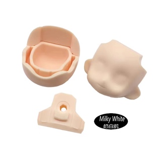 ob11头壳 面撑 空白脸 光头 GSC脸通用 bjd粘土头用 假发用头壳可