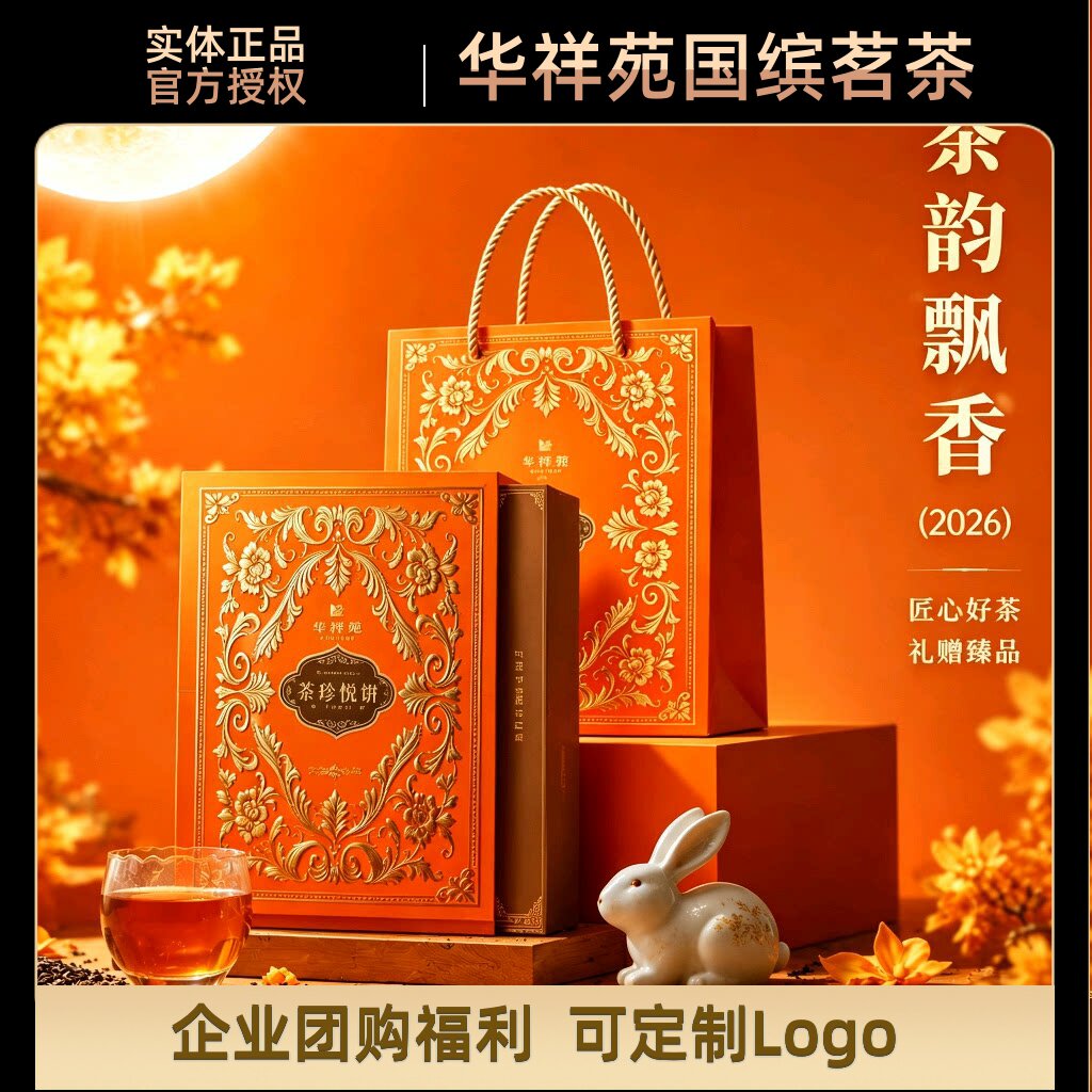 华祥苑中秋月饼茶韵飘香480g月饼