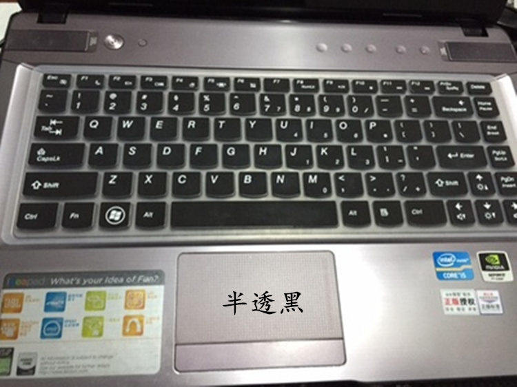 ✅联想14英寸笔记本电脑g480键盘保护贴膜防尘全覆盖g400 y470 y430p y410p g470 y400 g40 300s y480硅胶套