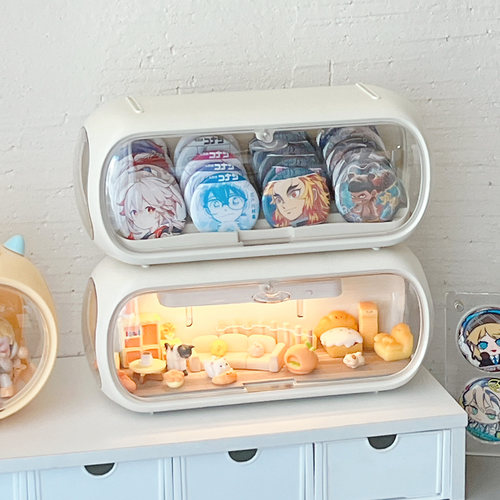 太空胶囊吧唧徽章展示谷子收纳盒