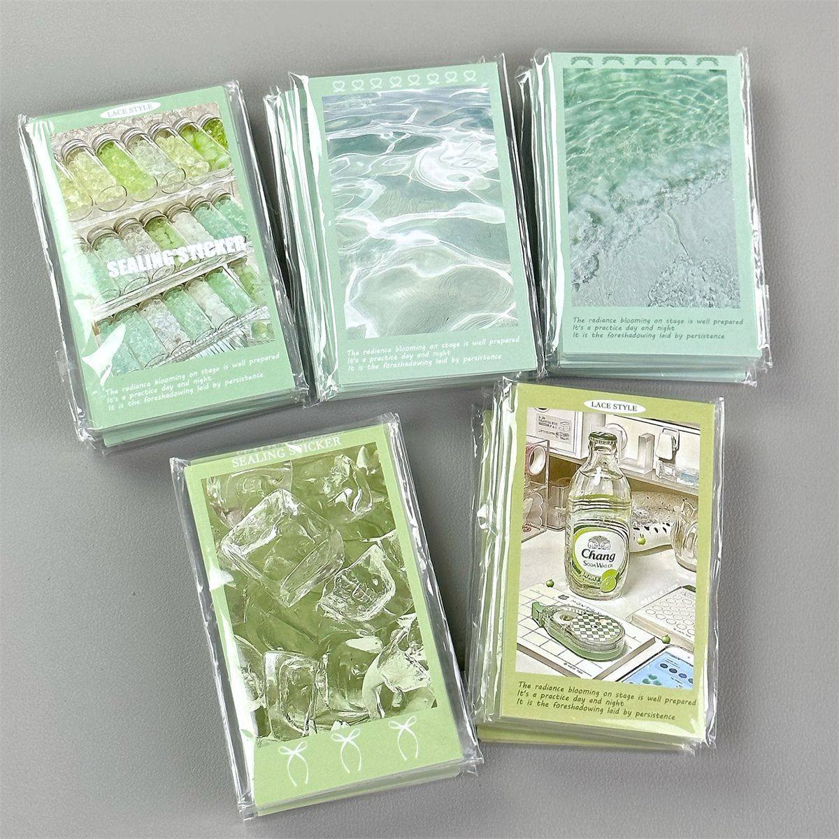 清甜风封口贴高颜值可爱手账贴长条贴纸素材贴学生卡通清仓处理