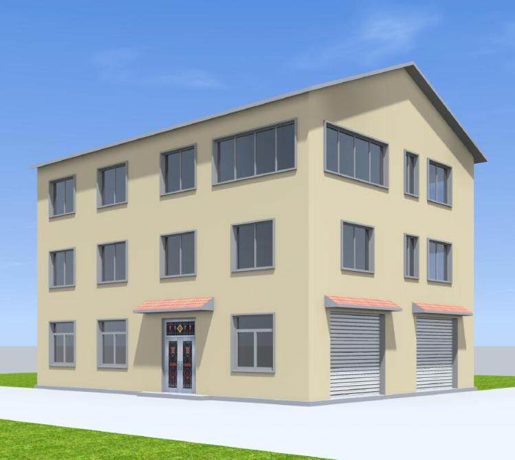 15x11 三层北方农村自建楼设计素材/源文件