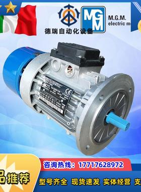 意大利MGM刹车电机BA63A2 018KW B5感应马达议价