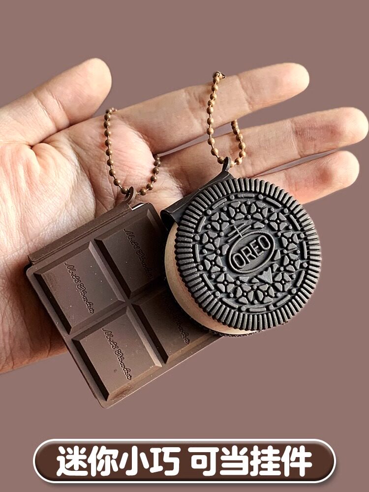 DOUDOU 미니 노트 비스킷 일기 어린이 초콜릿 포켓 노트 인터넷 연예인 작은 노트 휴대용 및 찢을 수 있음