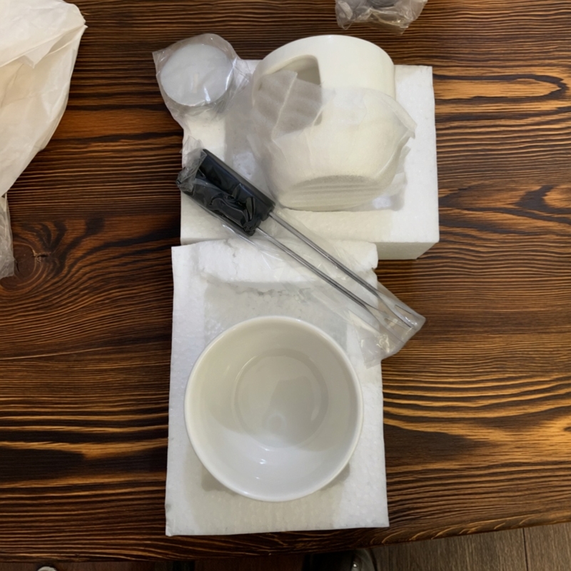 新品陶瓷巧克力小火锅DIY哈根达斯冰淇淋火锅耐高温融化炉加热炉
