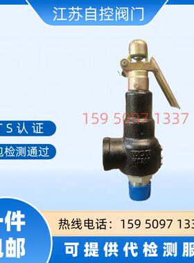 永一安全阀A28H/YW-16/25C/P阀门工厂直销蒸汽储罐全启丝扣泄压阀