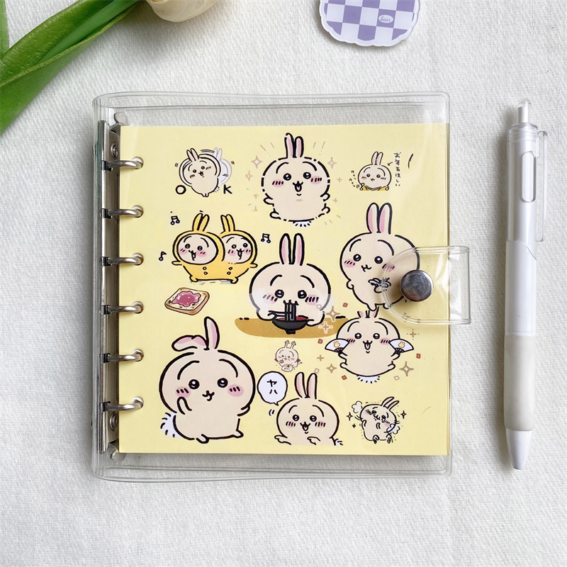 吉伊卡哇笔记本之乌萨奇卡通学生专用日记本活页本可拆卸办公本子