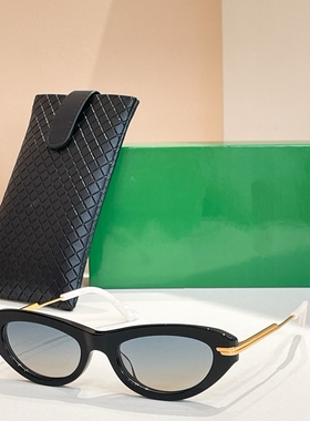 刘宇宁同款猫眼墨镜男女款复古2026新款高级感欧美沙滩太阳镜遮阳