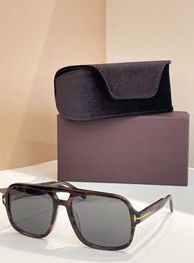 防紫外线方形复古男女墨镜