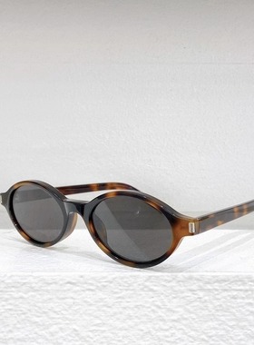 防紫外线椭圆时尚男女超轻墨镜