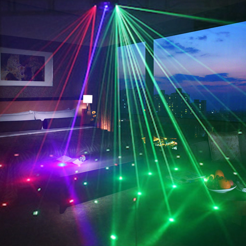 ktv星空灯投影灯浪漫旋转满天星灯炫彩灯七彩卧室场景布置闪光灯
