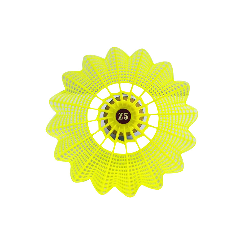 空对空Z5羽毛球尼龙球塑料球打不坏耐打王训练室内外防风12只装