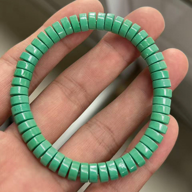 精工绿松石直切手串8mm