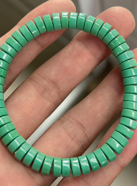 精工绿松石直切手串8mm
