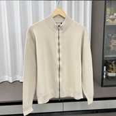 轻奢系列 秋冬男士 外贸棉线针织立领开衫 西班牙订单 拉链衫 外套