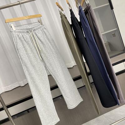 宽松运动裤直筒休闲卫裤
