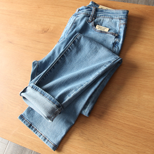 直筒牛仔裤 线下358～万能巨好穿百搭 外贸订单男休闲水洗磨白修身