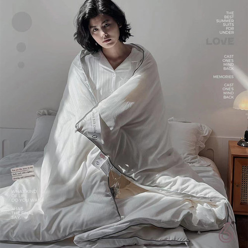 桑蚕丝高品质柔软蓬松蚕丝被