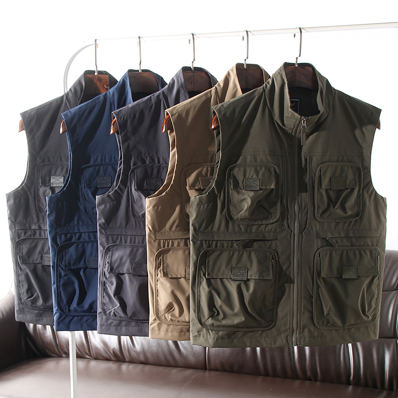 美式硬汉工装运动休闲马甲外套