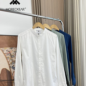 舒适亲肤 透气复古立领休闲长袖 外贸男装 巴西单 秋季 薄款 衬衫 潮