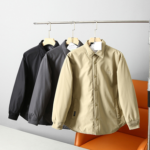 男士 冬季 外贸休闲百搭翻领羽绒服夹克外套潮 90白鸭绒 轻暖有型