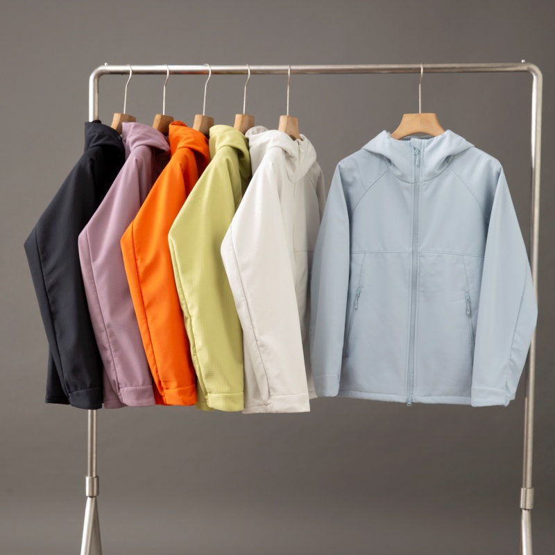 户外城野！防水耐磨！外贸男装秋季情侣款防风连帽休闲冲锋衣外套