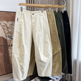 户外百搭宽松舒适直筒休闲裤 满分推荐 秋季 外贸男装 潮 立体剪裁