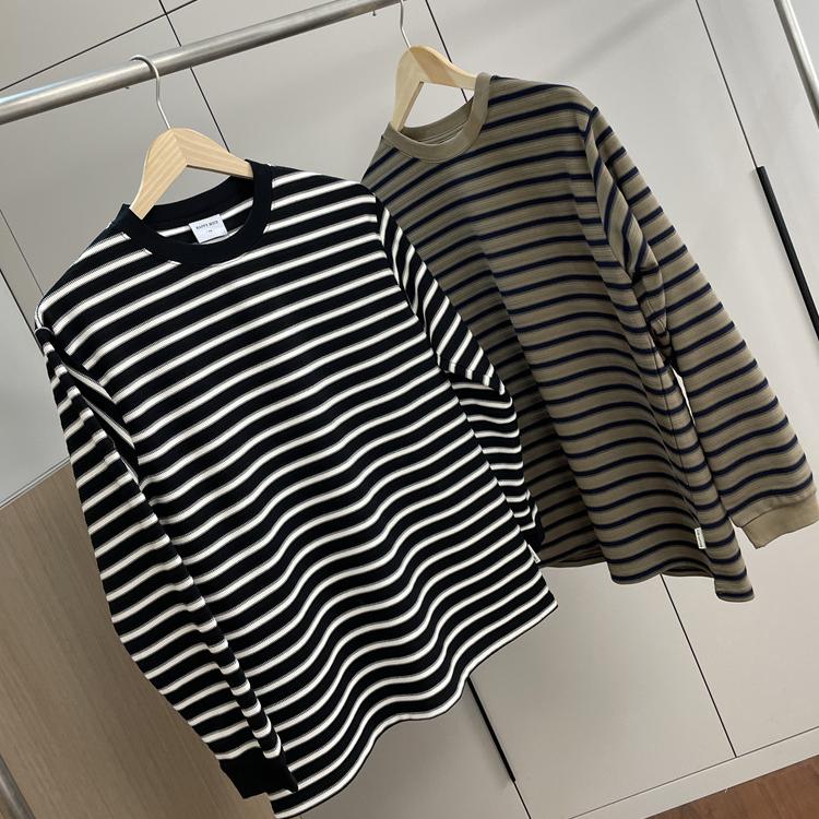 亲肤舒适休闲圆领长袖T恤