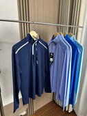 高尔夫系列 T恤潮 外贸科技速干防晒半拉链长袖 80美刀 春夏男士