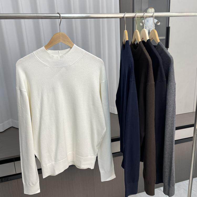 走波兰小众货！高弹亲肤！外贸男装秋冬半高领柔软细腻针织衫毛衣,男装,针织衫/毛衣,淘宝优惠券,粉丝福利购,淘宝优惠卷