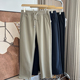 户外牛货 秋冬纯色松紧腰防风弹力直筒休闲裤 柔软细腻 外贸男装