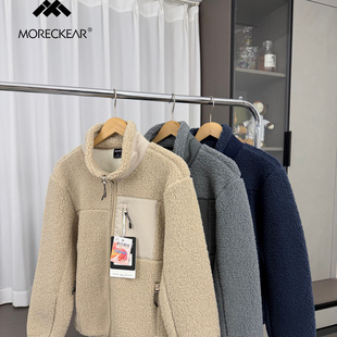 一件过冬了！巨保暖！秋冬男士外贸羊羔绒复合摇粒绒加厚夹克外套