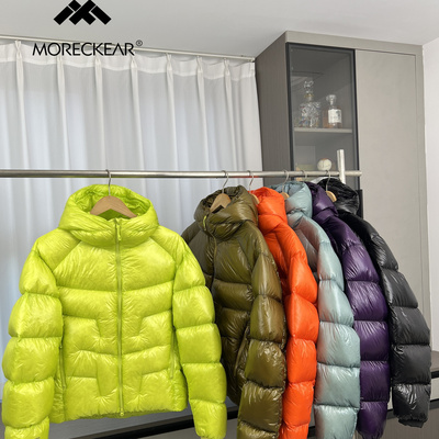 鸭绒系列！三防科技面料！外贸男装冬季情侣款连帽防风保暖羽绒服