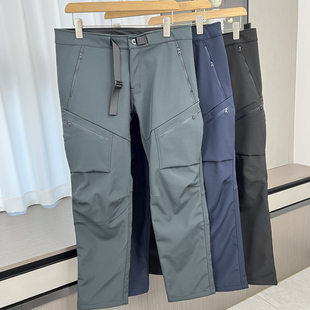 GM系 百搭加绒保暖软壳裤 防水防风 外贸工装 秋冬男士 3D立裁